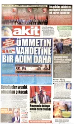 Yeni Akit manşeti